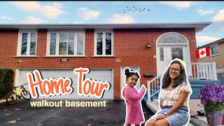 ഞങ്ങളുടെ കൊച്ചു സ്വർഗംour heavenHome tourWalkout basementCanada [upl. by Anilehs]