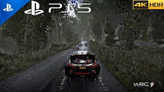 PS5 WRC 9 LOOKS IMPRESSIVE IN NEXT GEN  ULTRA HIGH GRAPHICS  FULL RALLY GAMEPLAY4K HDR 60fps [upl. by Leonerd]