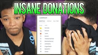 ETIKA GETS EMOTIONAL AFTER AN INSANE AMOUNT OF DONATIONS [upl. by Zaslow]