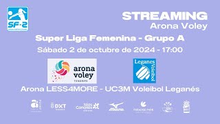 Arona LESS4MORE  UC3M Voleibol Leganés SF2 Jornada 2 Temporada 2425 [upl. by Airrej341]