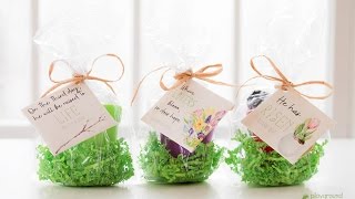 Easter Gift Ideas  DIY Seed Packets Printables [upl. by Alesram]