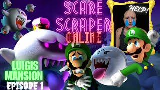 luigismansion3 nintendo gaming Lets Play LUIGIS MANSION 3 SCARESCRAPER ONLINE EPISODE 1 [upl. by Abigale709]