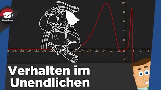 Verhalten im Unendlichen einfach erklärt  Grenzwerte berechnen  Limes  Grenzwerte erklärt [upl. by Ybok433]