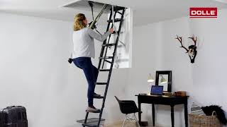 Loft ladder clickFIX® Thermo comfort  DOLLE [upl. by Luella]