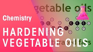 Hardening Vegetable Oils Through Hydrogenation  Organic Chemistry  Chemistry  FuseSchool [upl. by Eustache935]