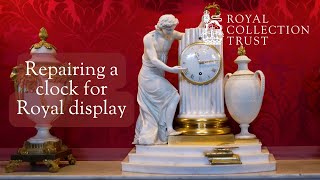 Repairing a clock for royal display at Windsor Castle [upl. by Ashbey257]