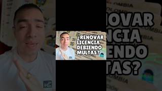 🔴 ¿Renovar licencia debiendo multas [upl. by Anirehtak]