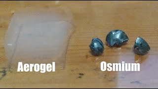 The lightest solid vs the densest solid on earth [upl. by Alekram610]