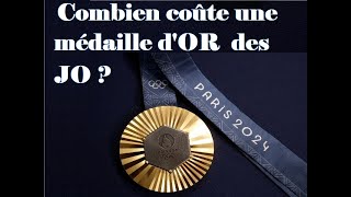 Combien une MEDAILLE dOR Olympique coûte réellement [upl. by Daile28]