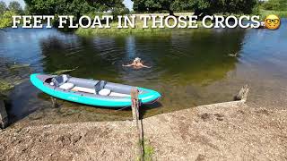 First trip out in the Itiwit X100 drop stitched kayak 3 man [upl. by Gingras]