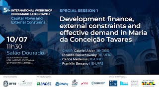 Development Finance External Constraints and Effective Demand in Maria da Conceição Tavares [upl. by Nicram617]