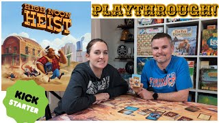 Playthrough Of High Noon Heist  Coming To Kickstarter [upl. by Rawley754]