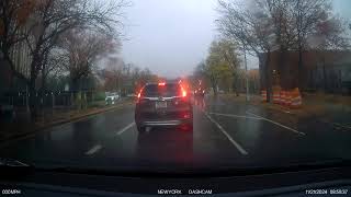 He was going to skip  bad lane change  cars uses a non travel lane to skip  runs red light [upl. by Sualohcin]