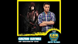 Exclusive Colton Haynes Talks Career Highlights amp Future Projects at Contropolis NJ 2024 [upl. by Ardekal]