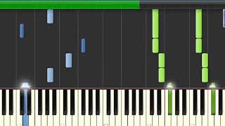 Ennio Morricone  Gabriels Oboe  synthesia tutorial [upl. by Notsecnirp]