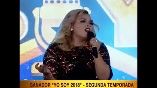 Yo Soy ADELE canta ONE AND ONLY el TEMA FINAL TEMPORADA 2018  Yo Soy 141218 [upl. by Vinni]