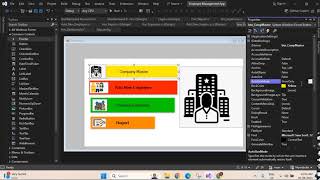 Dashboard Of The Employee Management Project Software  Cnet Project  Windows application Part1 [upl. by Alilad]