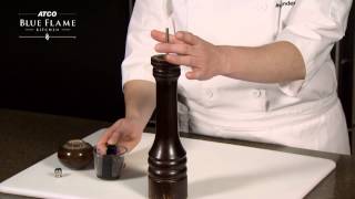 How to Fill and Adjust a Pepper Mill  ATCO Blue Flame Kitchen [upl. by Allak]