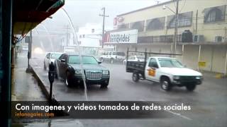 Deja tormenta destrucción y daños valorados en miles de pesos en Nogales [upl. by Gautea532]