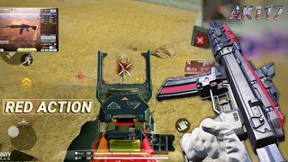 NO RECOIL in LONG RANGE  FAST KILLING  BEST AK117 RED ACTION GUNSMITH CODM BR  CODM BR GAMEPLAY [upl. by Boaten]