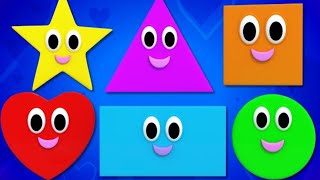 The Shapes Song  Nursery rhyme  Kids Best Shapes Song  Learn Shapes [upl. by Broddie]