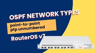 OSPF Point to Point  Unnumbered   Mikrotik RouterOs v7 [upl. by Irfan]