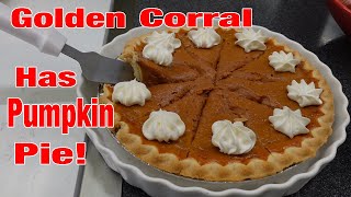 Golden Corral Breakfast and Pumpkin Pie [upl. by Nisaj]