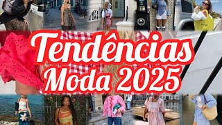 MODA TENDÊNCIAS 2025 [upl. by Ancilin]