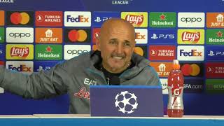 Milan Napoli 10 🎙 Spalletti in conferenza stampa POSTPARTITA ⚽ UEFA Champions League [upl. by Annawek]