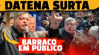 🚨 Datena surta no meio da público e faz barraco com população em lançamento de campanha [upl. by Chadd]