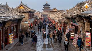 Pingyao Shanxi🇨🇳 A 2700YearOld Prosperous Medieval Town in China 4K UHD [upl. by Waltner691]