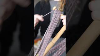 Winding a skein of yarn with a niddy noddy [upl. by Ydissahc292]