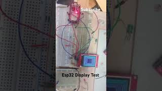 ESP32 Tft18 display test esp8266project esp32 arduinoproject ic esp32project experiment [upl. by Clayberg676]