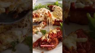 Chicken Parmigiana chicken crispy yumyum cooking villagefood fypシ゚viral short [upl. by Nabru788]