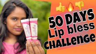 தமிழில்  Lip bless Cream Review  50 Days Challenge 🔴 😱 [upl. by Faux]