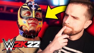 WWE 2K22 Gameplay Reveal Reaction [upl. by Willms]