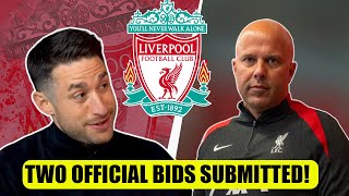 HUGE Liverpool Transfer News As TWO Official Bids Submitted After Ornstein Reveal [upl. by Haleigh]