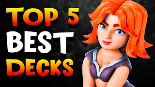 5 NEW BEST Clash Royale Decks AFTER Balance Changes [upl. by Sallad239]