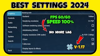 PPSSPP Best Settings For Android 2024  No Lag Smooth Gameplay  PSP Gamer [upl. by Ruon]