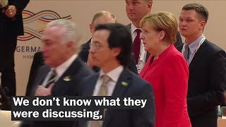 Watch Angela Merkels viral eyeroll [upl. by Hazem707]