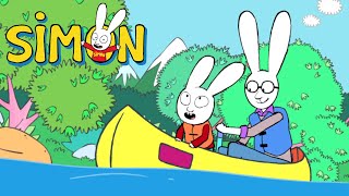 We’re going to be the fastest ☀️🛶⛰️  Simon  45min Compilation  Season 2 Full episodes  Cartoons [upl. by Hi573]