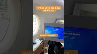 Finnair Business class experience finnair travel businessclass [upl. by Ymrej]