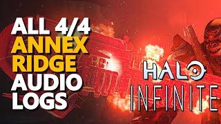 All Annex Ridge Audio Logs Halo Infinite [upl. by Onek]