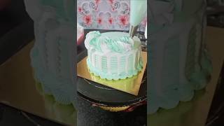 How to make pista malai cake decoration [upl. by Nanreh]