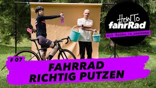 Fahrrad putzen ohne Gartenschlauch dafür mit Paul Voß – 7 How To fahrRad [upl. by Meridel288]