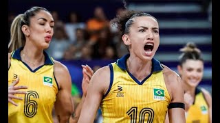 BRASIL X ESTADOS UNIDOS AO VIVO  VOLEI FEMININO SEMIFINAL OLIMPIADAS PARIS 2024  COMENTÁRIOS [upl. by Maxy]