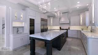 White Kitchen Cabinets With Black Island [upl. by Lear]