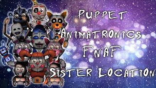 Speed Edit  FNAF  Making Puppet Animatronics FNaF Sister Location [upl. by Freiman]