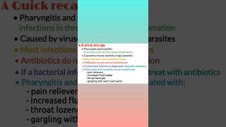 Pharyngitis and tonsillitis difference causes symptoms treatment youtube shorts medical shorts [upl. by Conner992]