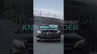 MBito app Mercedes LED lights effects Stroboscope and Knight Rider [upl. by Obau425]